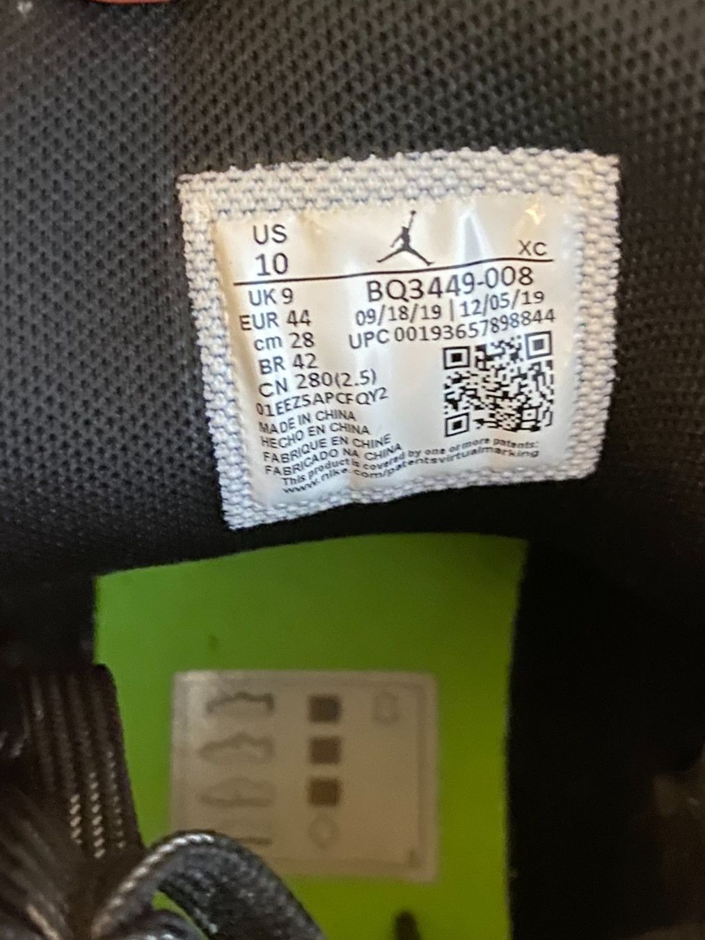 Jordan Scarpe da uomo: Original Jordan Schuhe Schwarz – Nuovo (secondo la descrizione) da Dübendorf venduto da LeoneDelPiero 4