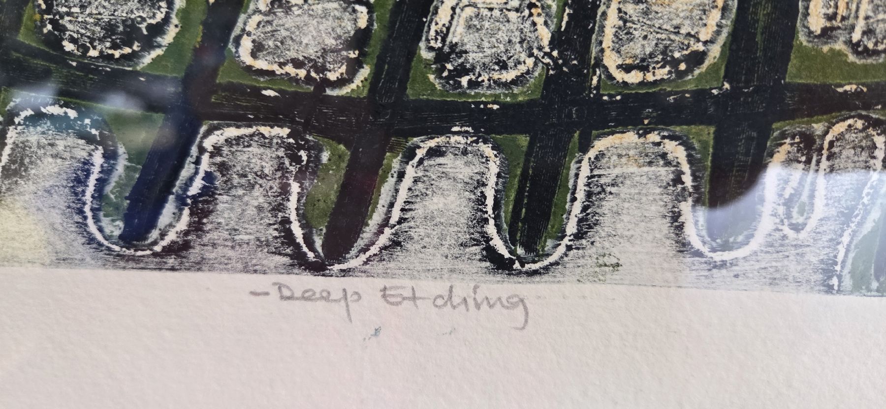 Dipinti: Bruce Onobrakpeya Builders at Work (1972)  Deep Etching – Usato da Rehetobel venduto da hobirot01 3