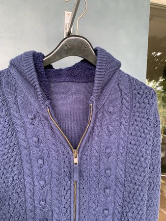 Jacke mit Kapuze, Gr.M/L