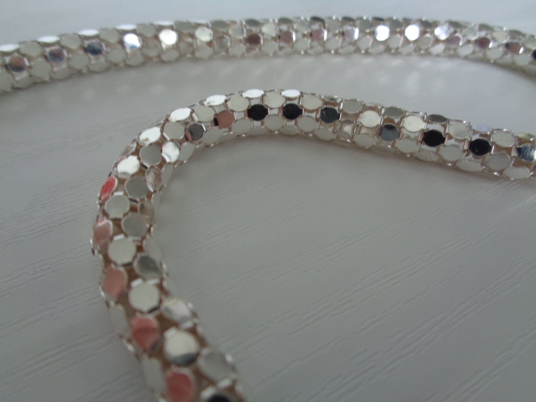 Catenine: Silber 925 Halskette-Collier mit Kugel-Magnetverschluss – Nuovo (secondo la descrizione) da Chur venduto da omonia 5