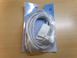 Anschlusskabel Tdlf 2x0,75mm2 mit Schalter 1,7m Kabel weiss