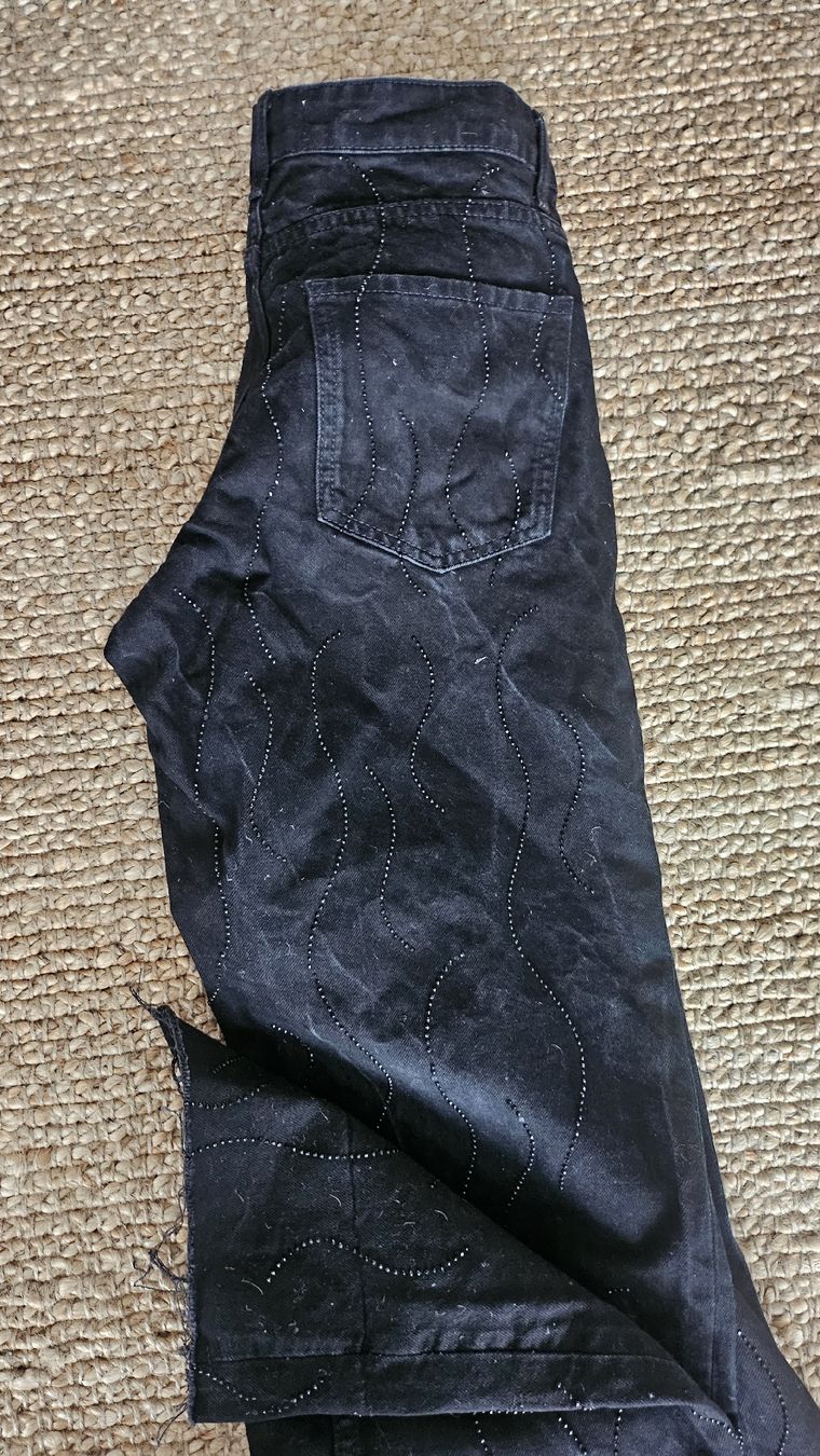 Zara Jeans: Schwarze Zara Jeans mit Strass, Gr. 38, – Usato da Bülach venduto da ane_yn2b 2