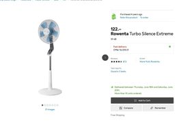 Rowenta Turbo Silence Extreme Standventilator