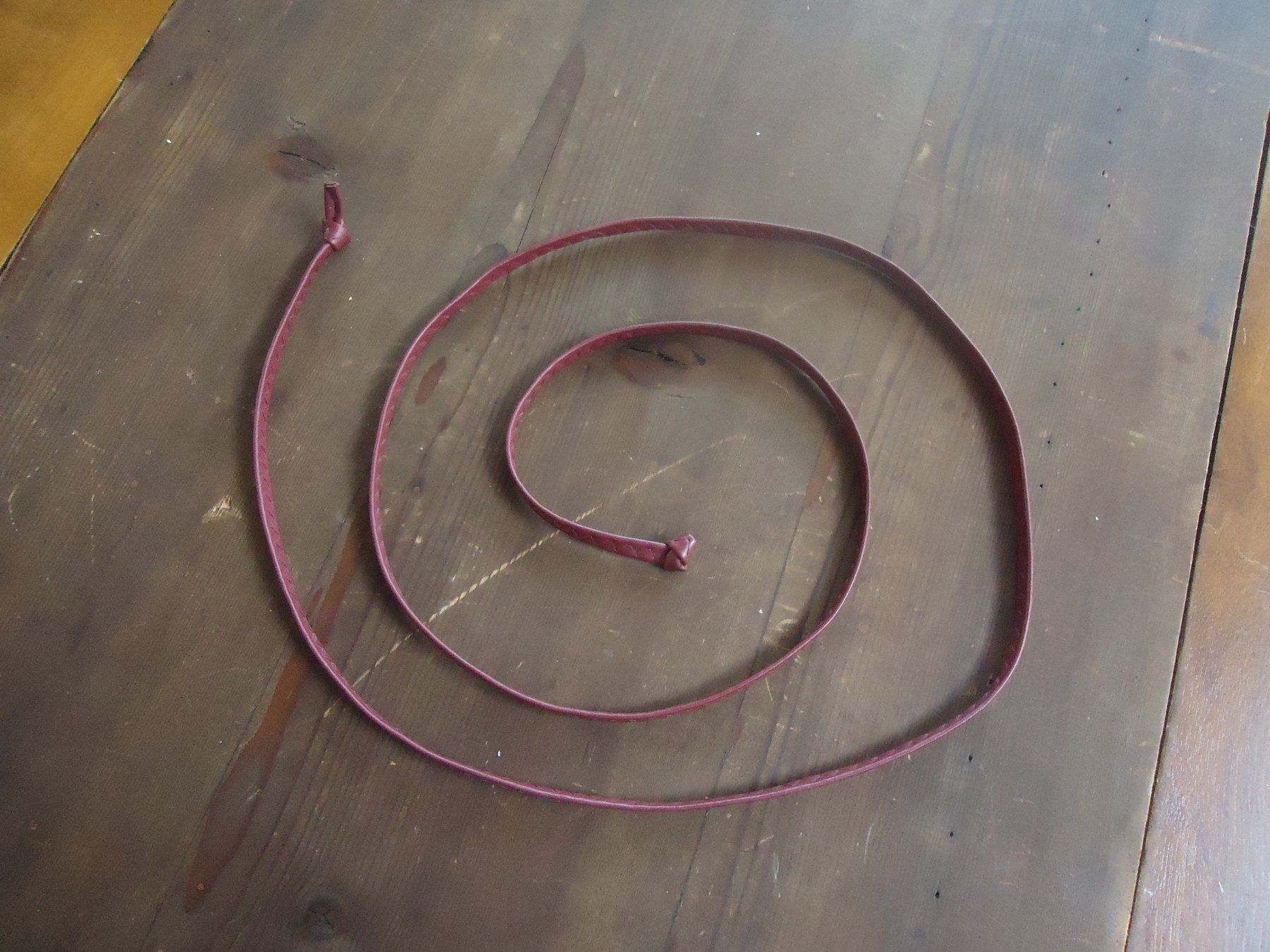 Cinture: Ceinture fine bordeaux – Usato da Vessy venduto da mafabe 1
