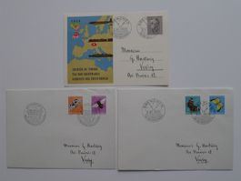 1950 PJ: J133-J137 Serie Tag der Briefm. von GRENCHEN, RAR!