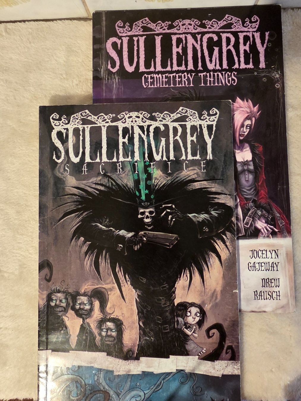 Fumetti: Lot de 2 BD Sullengrey "Sacrifice" et "Cemetery Things" – Usato da Genève venduto da BruceKampbell