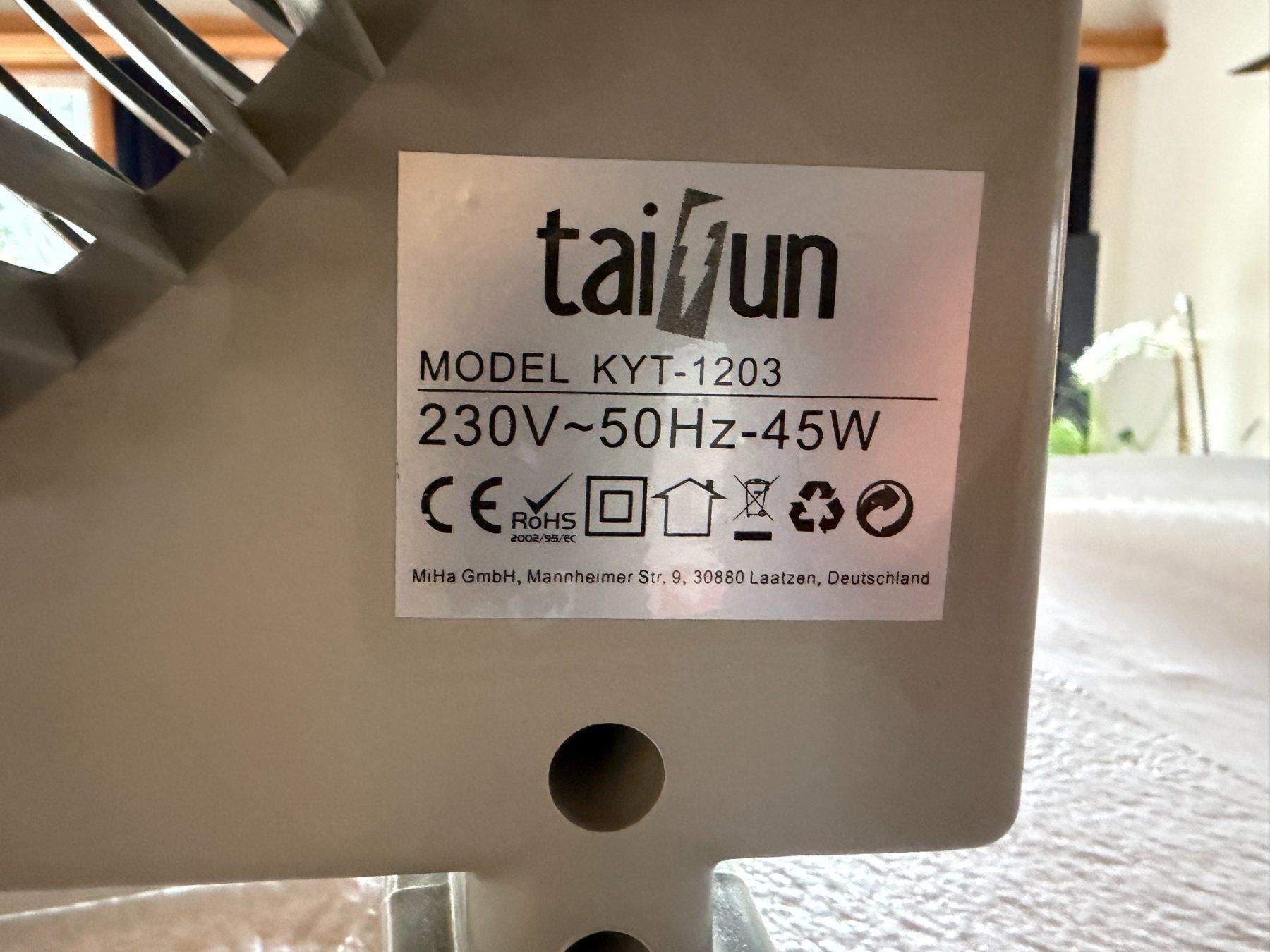 Ventilatori: Taifun Boxfan KYT-1203 Ventilator – Usato da Jenaz venduto da Sandrobordoli 4