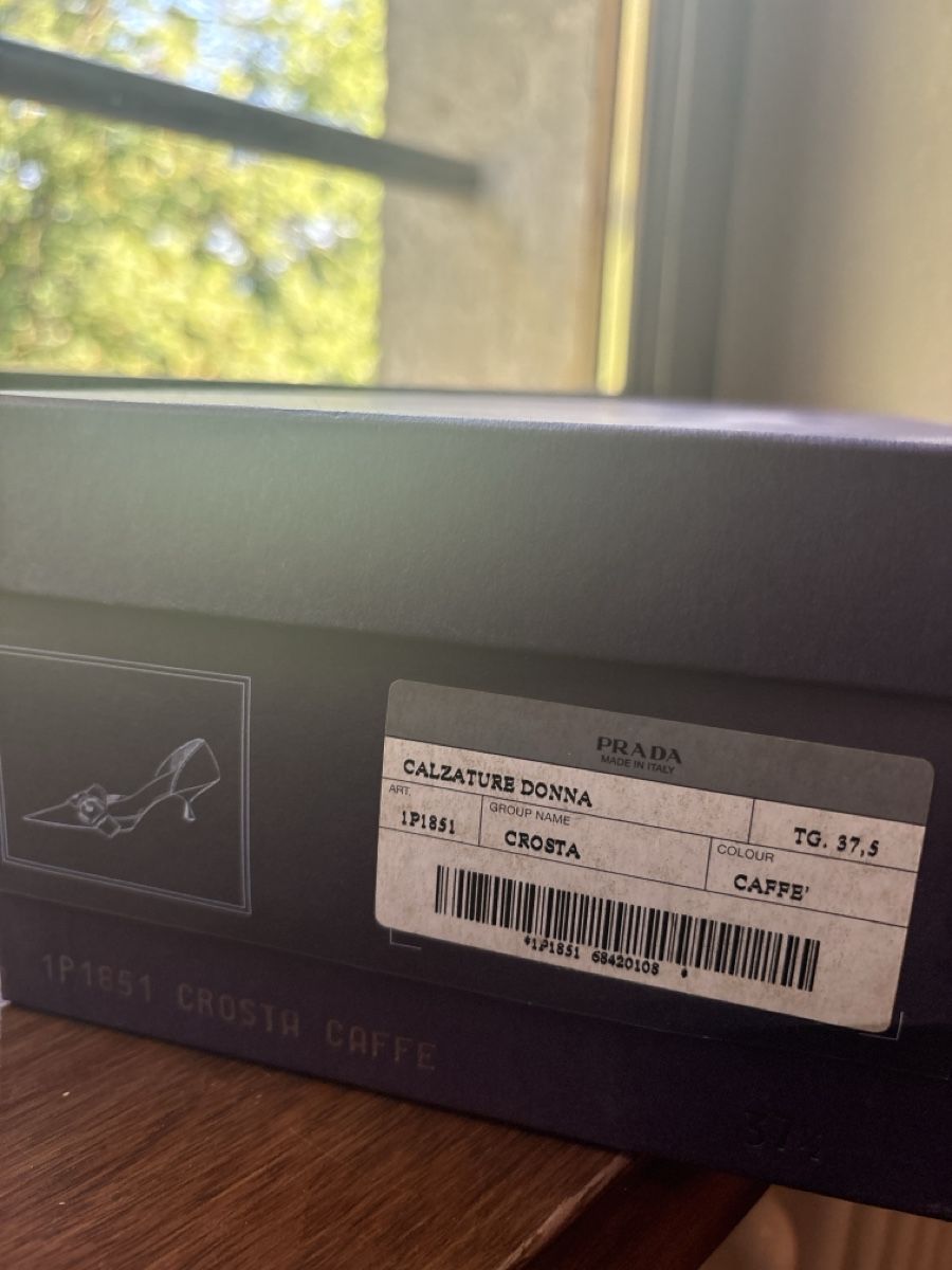 Prada Damenschuhe: Escarpins Prada Daim Marron Taille 37.5 1P1851 – Gebraucht aus Satigny von gig_rn62 2