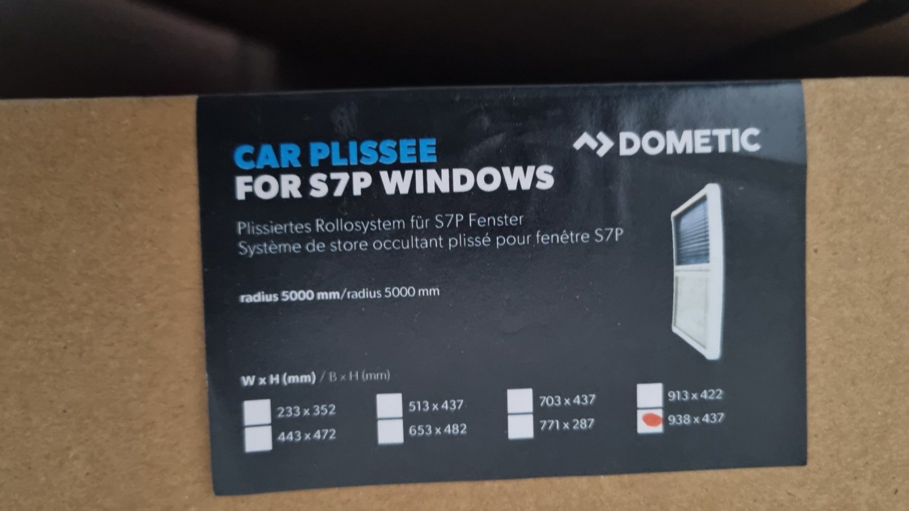 Dometic Tende da sole: Fenster Rollo Plissee Camper Wohnmobil – Nuovo e nell'imballaggio originale da Fürigen venduto da Bucheli59 1