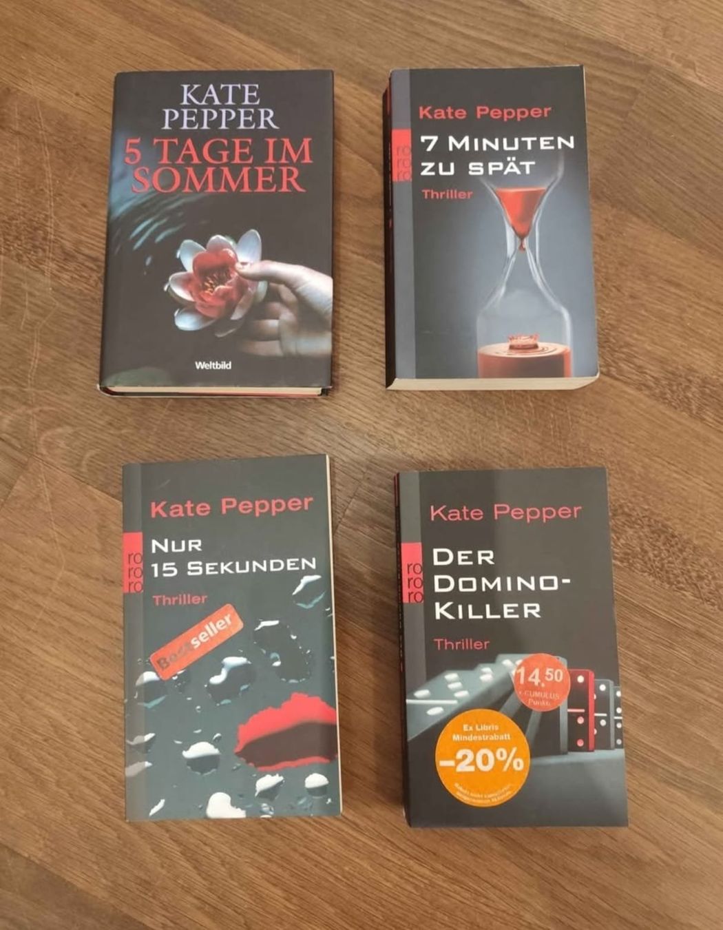 Libri: vier Bücher von Kate Pepper – Usato da Hergiswil NW venduto da Disney92
