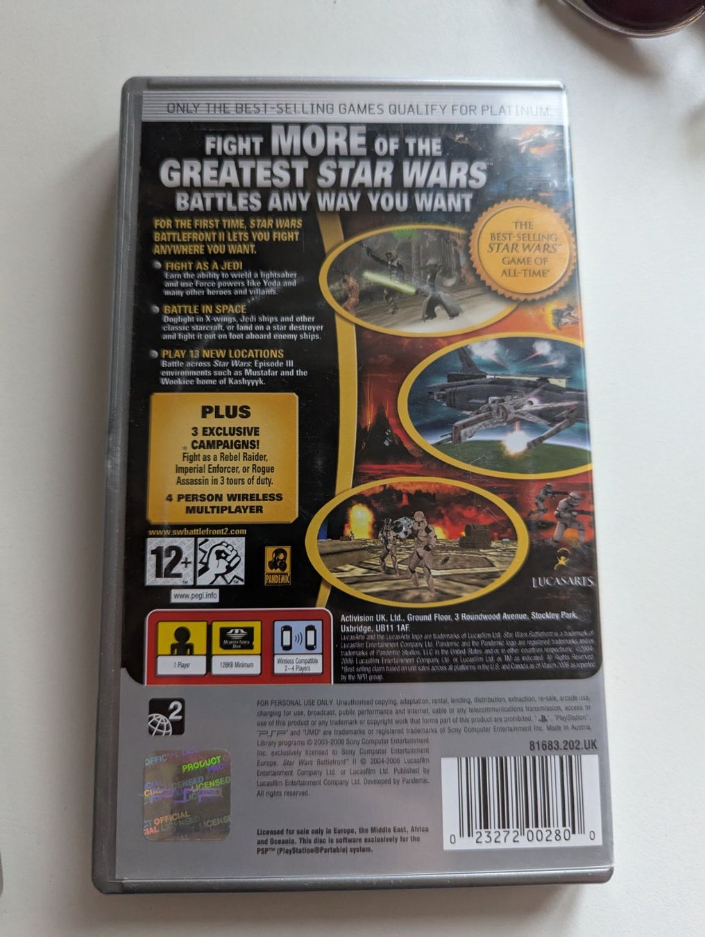 Sony Giochi: Star Wars Battlefront II 2 - PSP Playstation Game – Usato da Hünenberg See venduto da SpecialEditionGaming 1