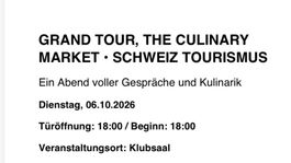 2xTicket Grand Tour The Culinary Market 06.10.2026 gebraucht