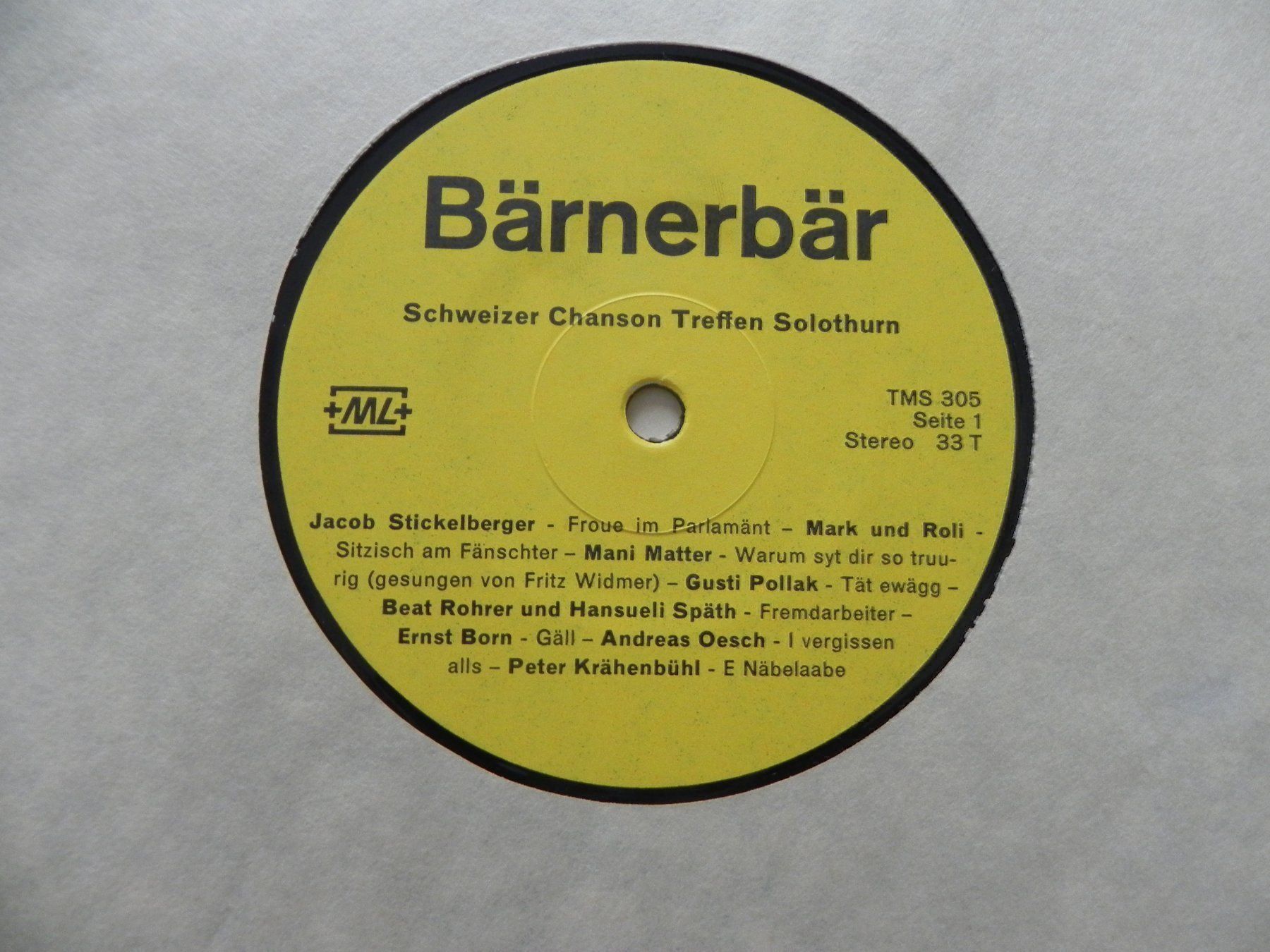 Dischi in vinile: LP Schweizer Chanson Treffen Solothurn – Usato da Siebnen venduto da krimsie 2