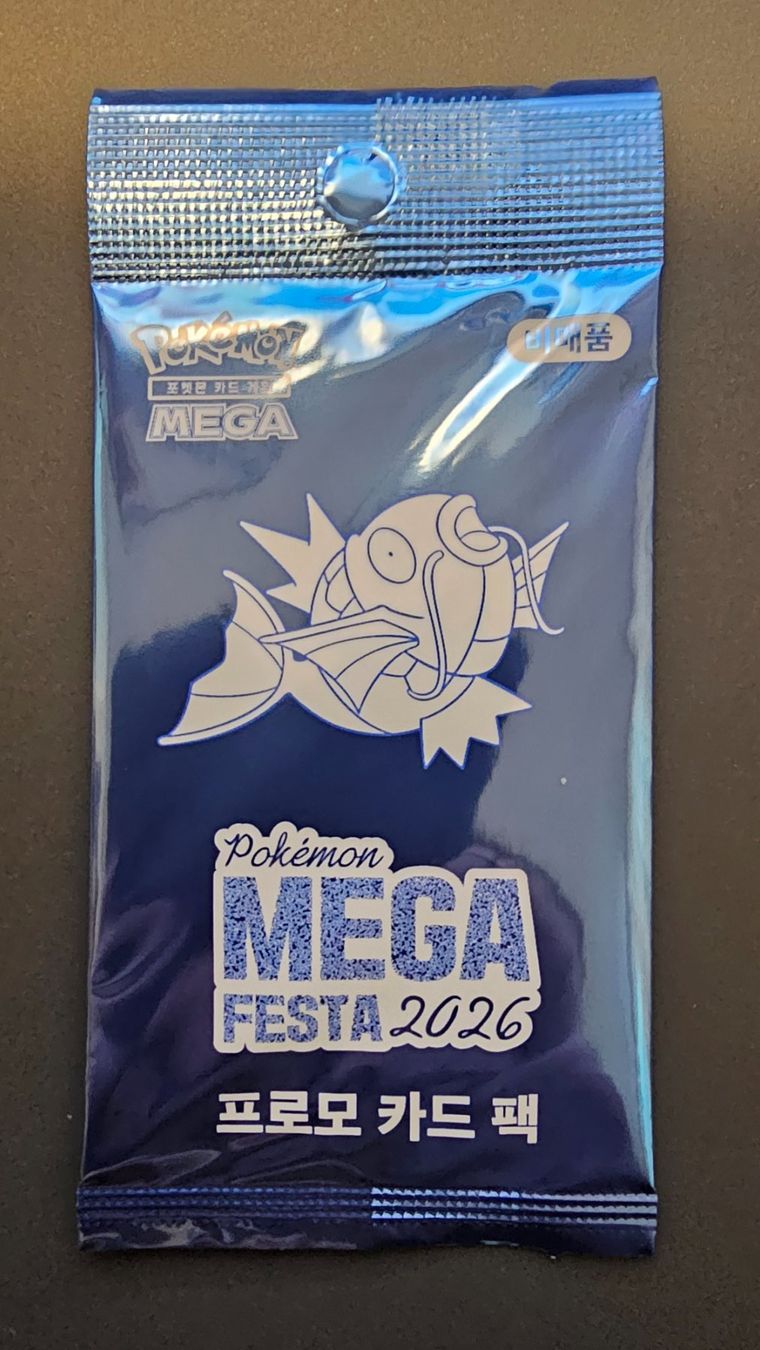 Pokémon MEGA Festa 2026 Promo Card Pack Magikarp 040 #2 (Neu und ...