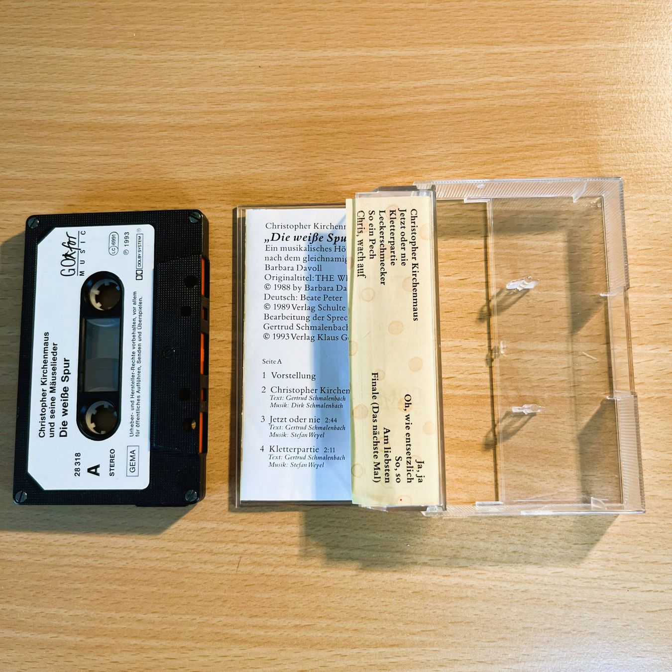 Musicassette: Christopher Kirchenmaus – Die weisse Spur – Usato da Amlikon-Bissegg venduto da riestig 1