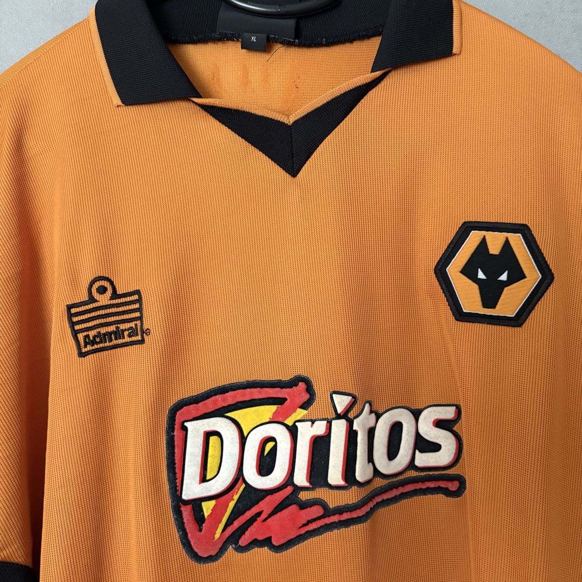 Canottiere & Pantaloni: Fc Wolverhampton Wanderers Trikot Admiral – Usato da Winterthur venduto da LaBodega 1