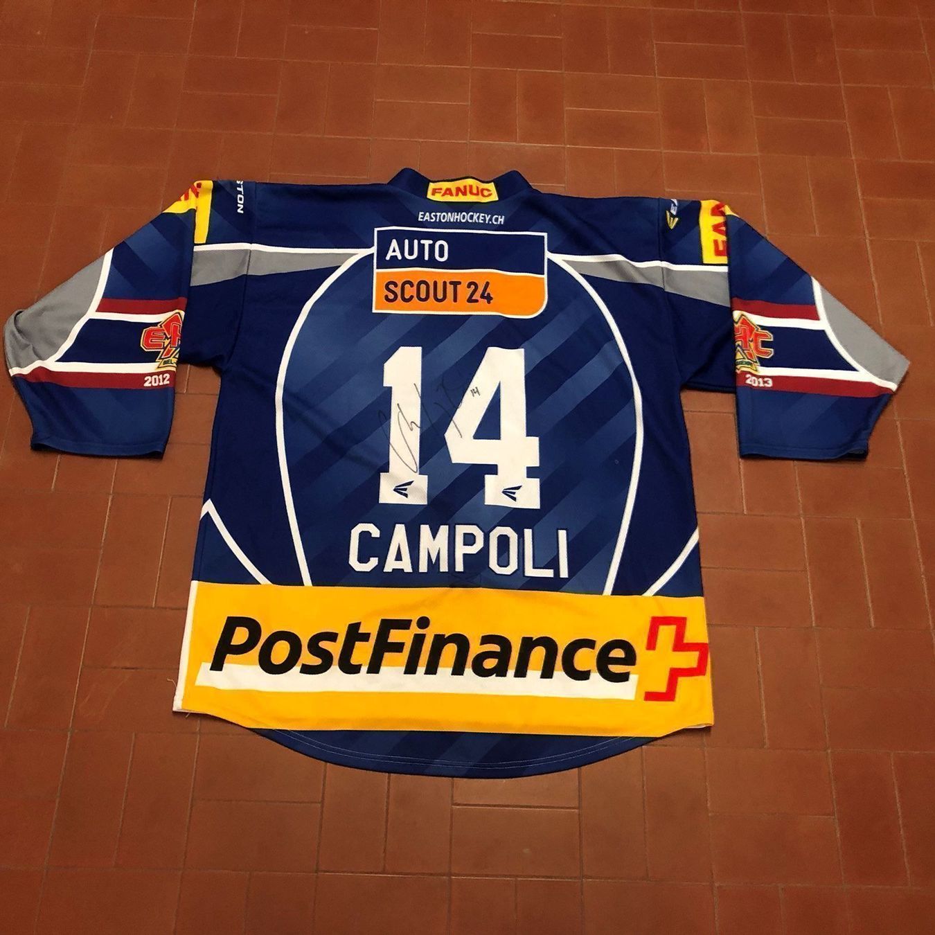 Gameworn Leibchen & Hosen: EHC Biel EHCB HCB HC Bienne Trikot – Gebraucht aus Wallisellen von theadicts77 2
