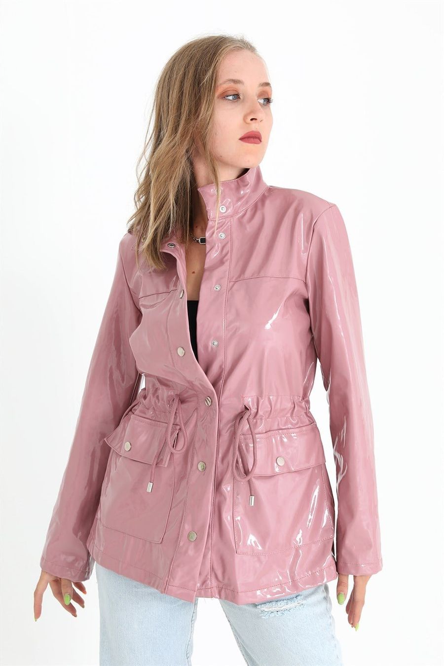 Vestes: Lacklederjacke in Rosa, Grösse 36 – Neuf (Voir description) à Basel par Dawid1713 2