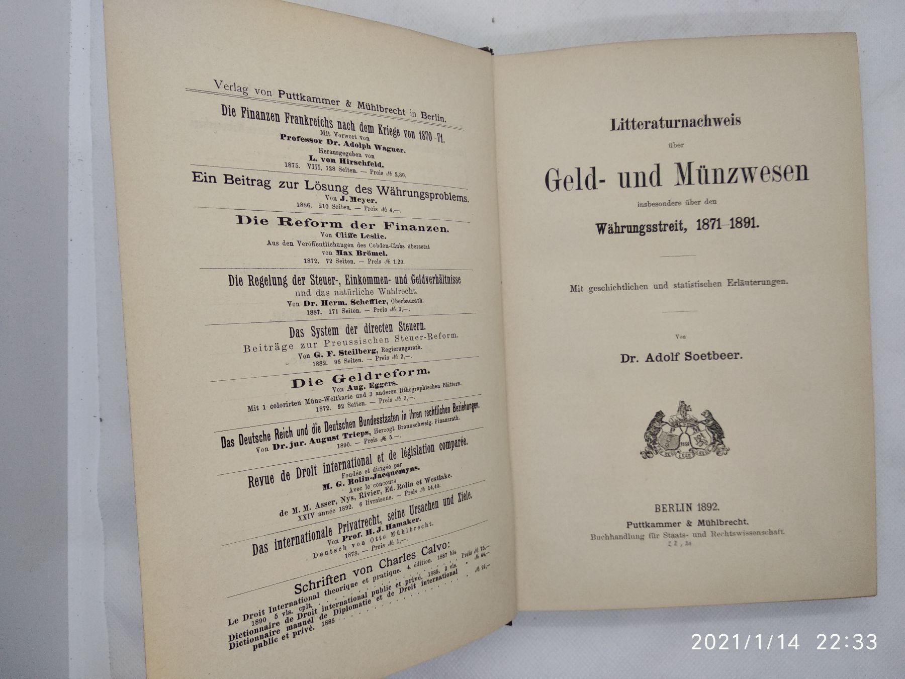 Livres: NUMISMATIK - BIBLIOGRAPHIE - – D'occasion à Goldach par Gaip 2
