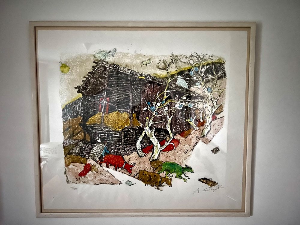 Grafica & Litografie: Preisreduktion! Alois Carigiet – Original-Lithografie – Usato da Biel-Benken BL venduto da Fabs