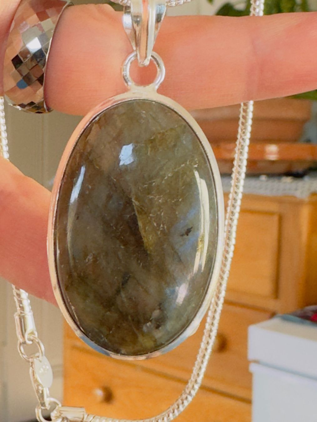 Catenine: Labradorite Gemstone Handmade necklace – Nuovo e nell'imballaggio originale da Genève venduto da AGBERG 9