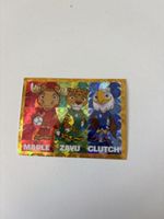 Sammelbild 3 Figuren Maple Zavu Clutch gold neu