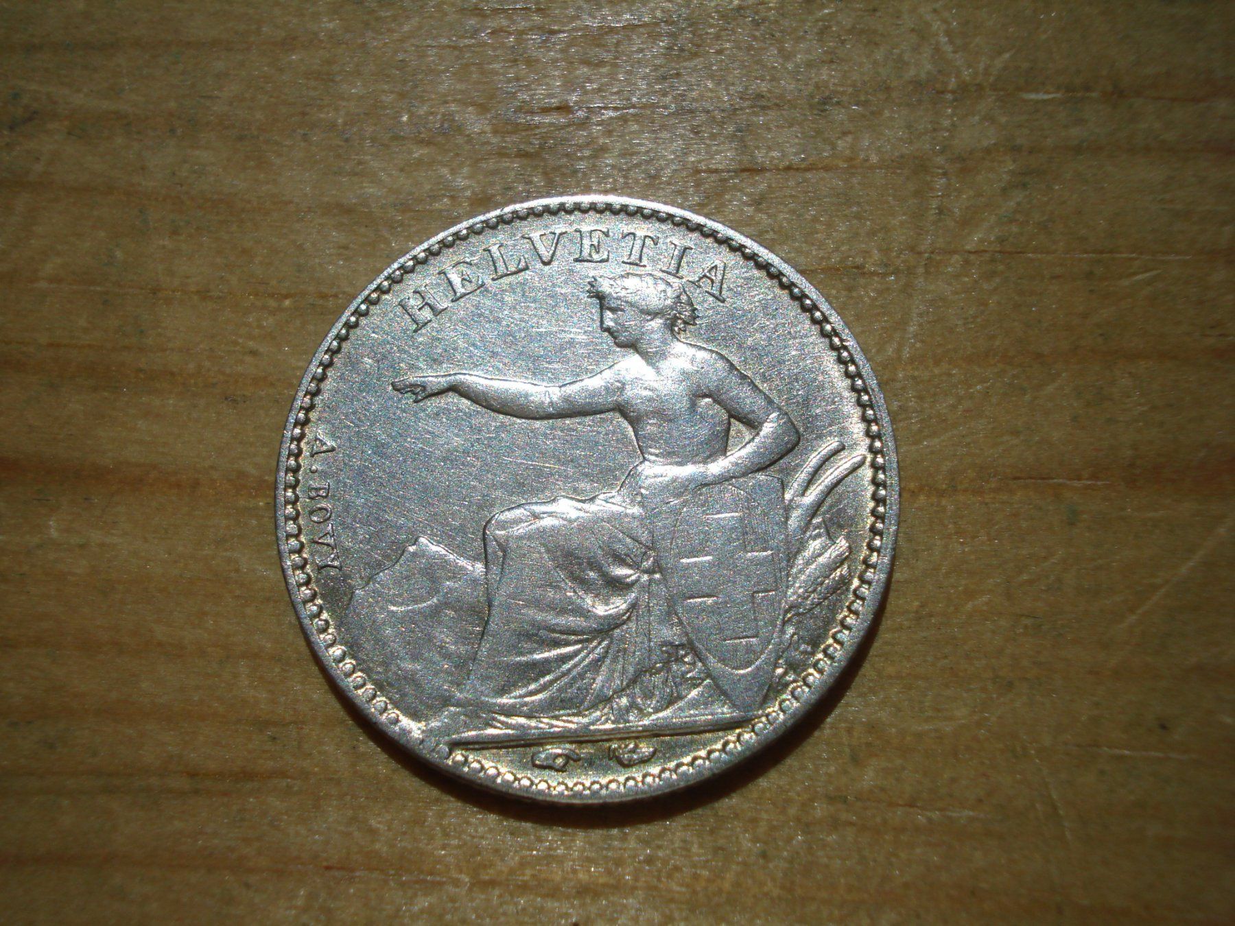 Alle Münzen: (H3) 1/2 Franken 1851 VZ- – Gebraucht aus Erlach von Net-Coins 1