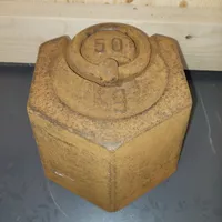 Alte Waage Gewichte 50 kg
