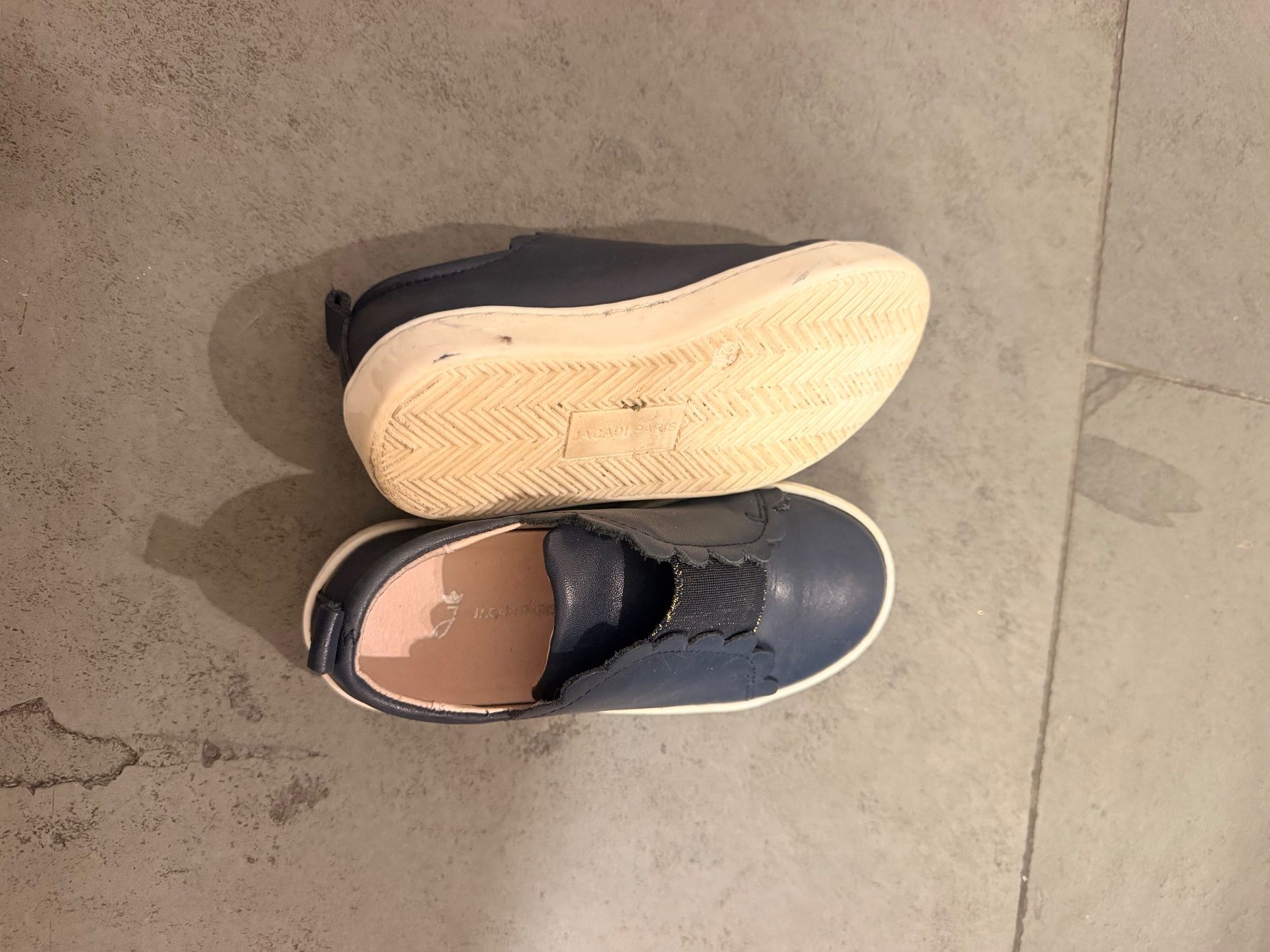 Scarpe per ragazze: Jacadi Sneakers dunkelblau Leder – Nuovo (secondo la descrizione) da Wädenswil venduto da caro_va 2