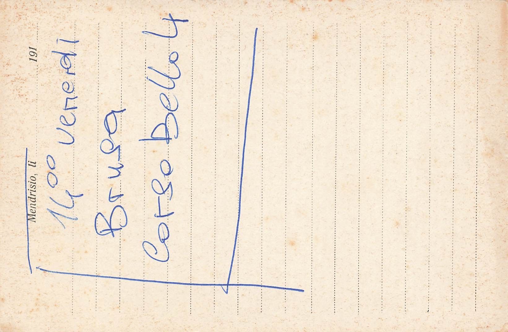 Cartoline postali: Mendrisio TI Convito Cantonale Litho – Usato da Biasca venduto da Blenio71 1