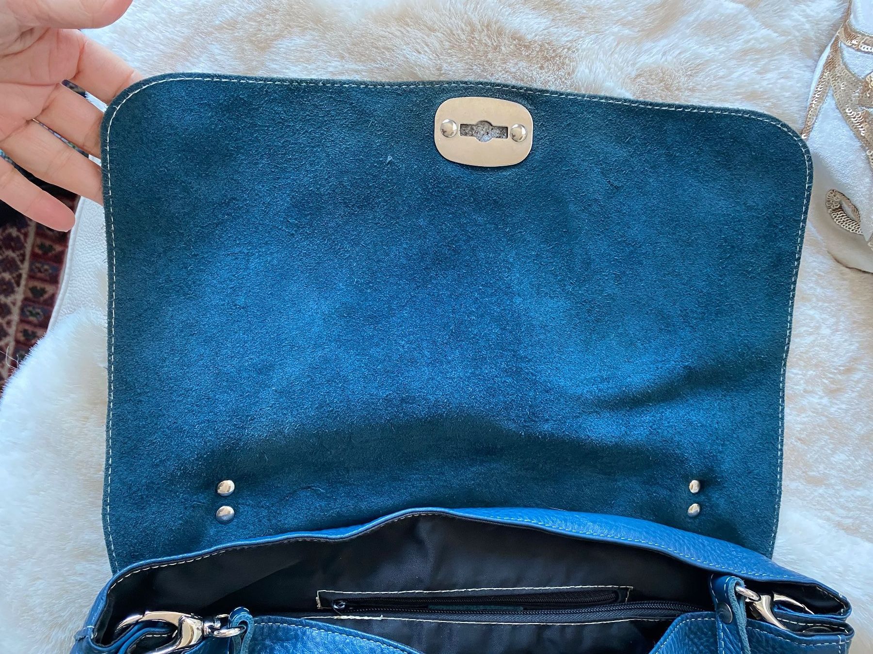 Vera Pelle Borse da donna: VERA PELLE Ledertasche Jenny Postina Designer Style – Usato da Besazio venduto da lionheart63 6
