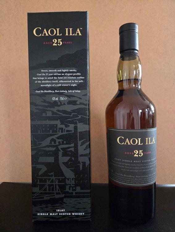 Caol Ila 25 Year Old Islay Single Malt Scotch Whisky 43% ABV (Neu und ...