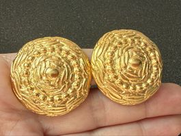 Vintage Ohrringe Clips Luxus Modeschmuck 