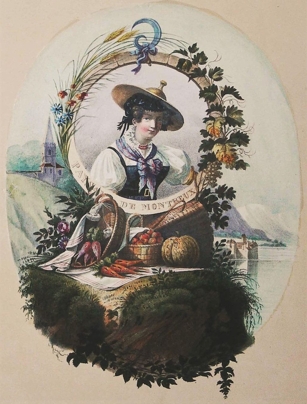 Incisioni: Montreux Tracht um 1850 – Usato da Rafz venduto da Helvet32