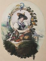 Montreux Tracht um 1850