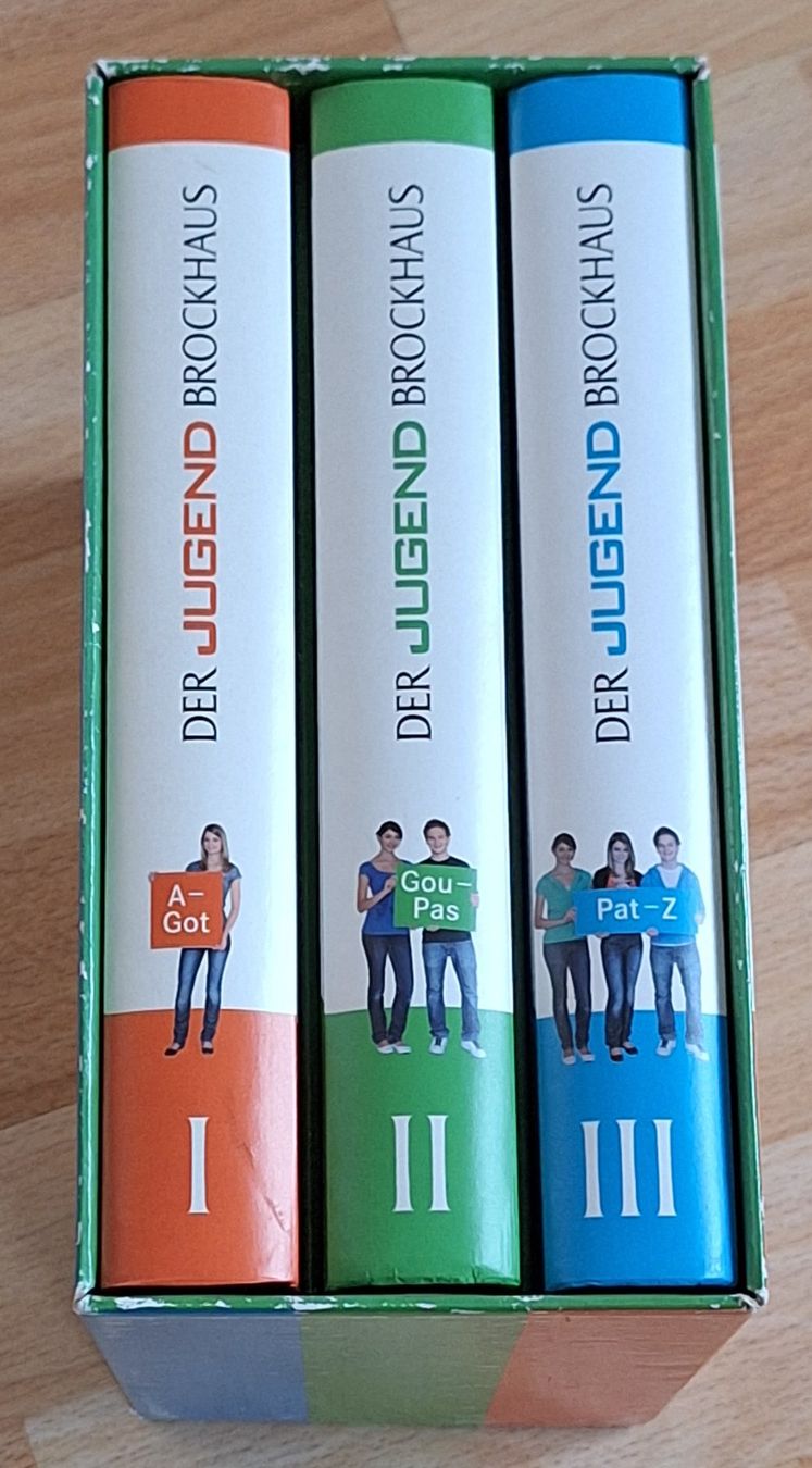Bücher: Der Jugend Brock Haus in drei Bänden – Neu (gemäss Beschreibung) aus Wettingen von Egro2 1
