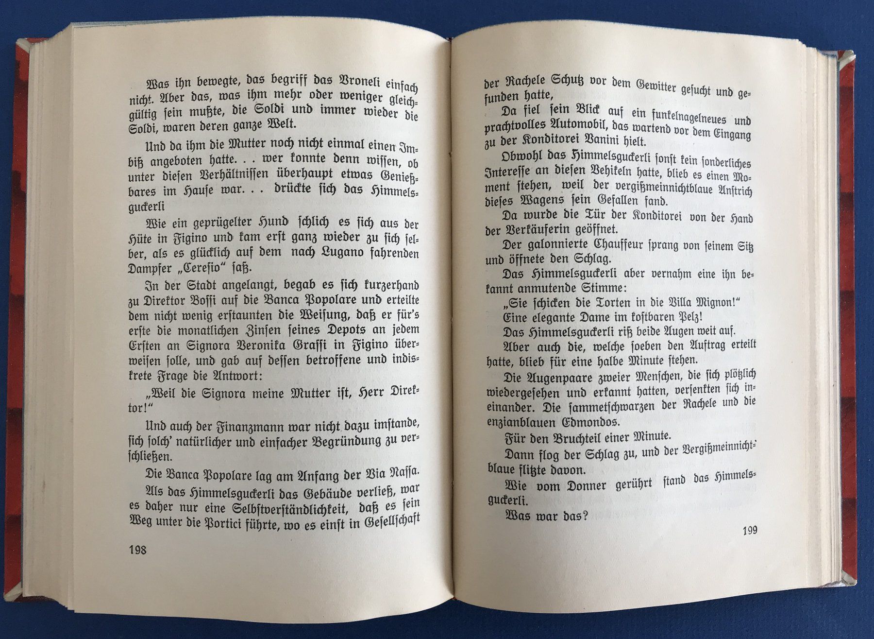Libri: DAS HIMMELSGUCKERLI EIN SCHWEIZERROMAN – Usato da Zürich venduto da Domus09 2