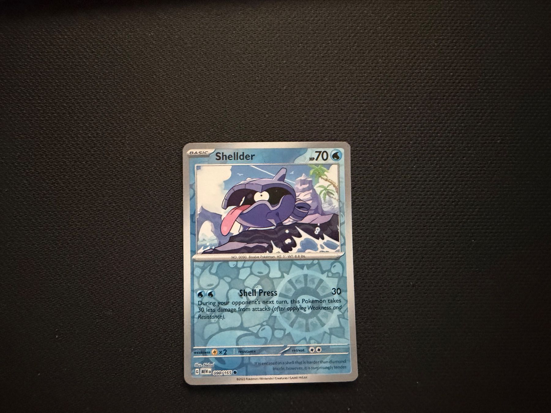 Pokémon Carte collezionabili: Shellder 090/165 – Usato da Zürich venduto da mountainwizard00
