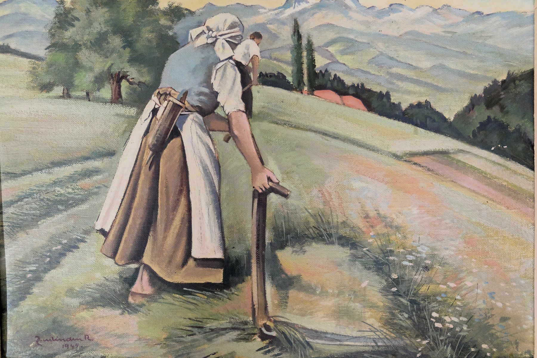 Dipinti: Mähen mit der Sense – Usato da Gretzenbach venduto da Grezzo