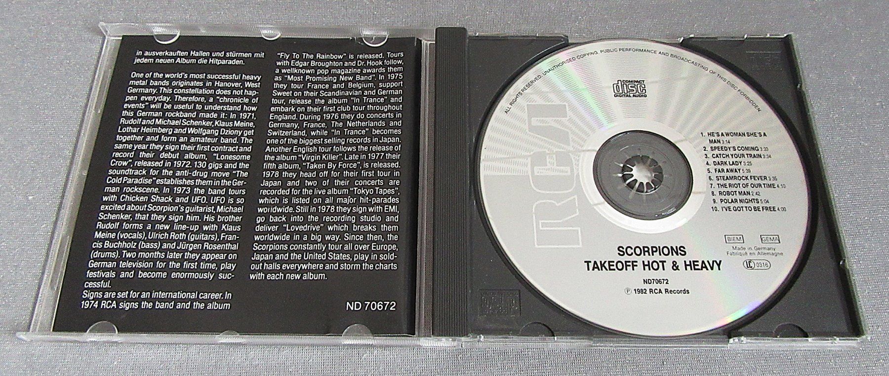 CDs: CD - Scorpions - Hot & Heavy – D'occasion à Auenstein par Padabimbim 3
