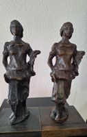 Eduard Spörri zwei schöne Bronze Skulpturen