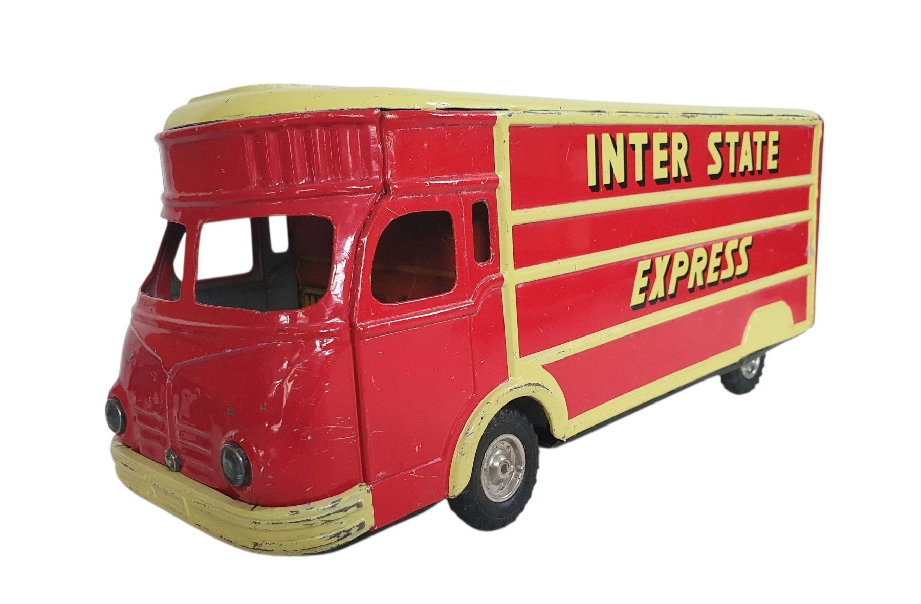Gama Giocattoli: GAMA INTER STATE EXPRESS Lastwagen mit Uhrwerkantrieb – Difettoso da Flawil venduto da RoverVitesse 1