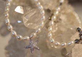 SÜSSWASSER Choker Collier Halskette Seestern Halsschmuck neu
