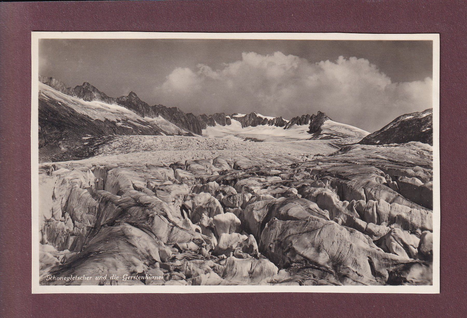 Cartoline postali: RHONEGLETSCHER – Usato da Pully venduto da nicecards