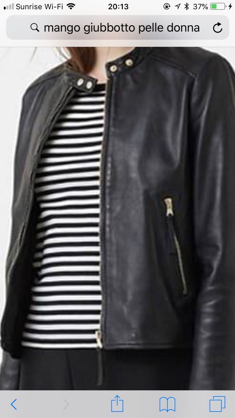 Jacken: Lederjacke / Giubbotto pelle / Blouson cuir – Gebraucht aus Lugano von Edera49 1