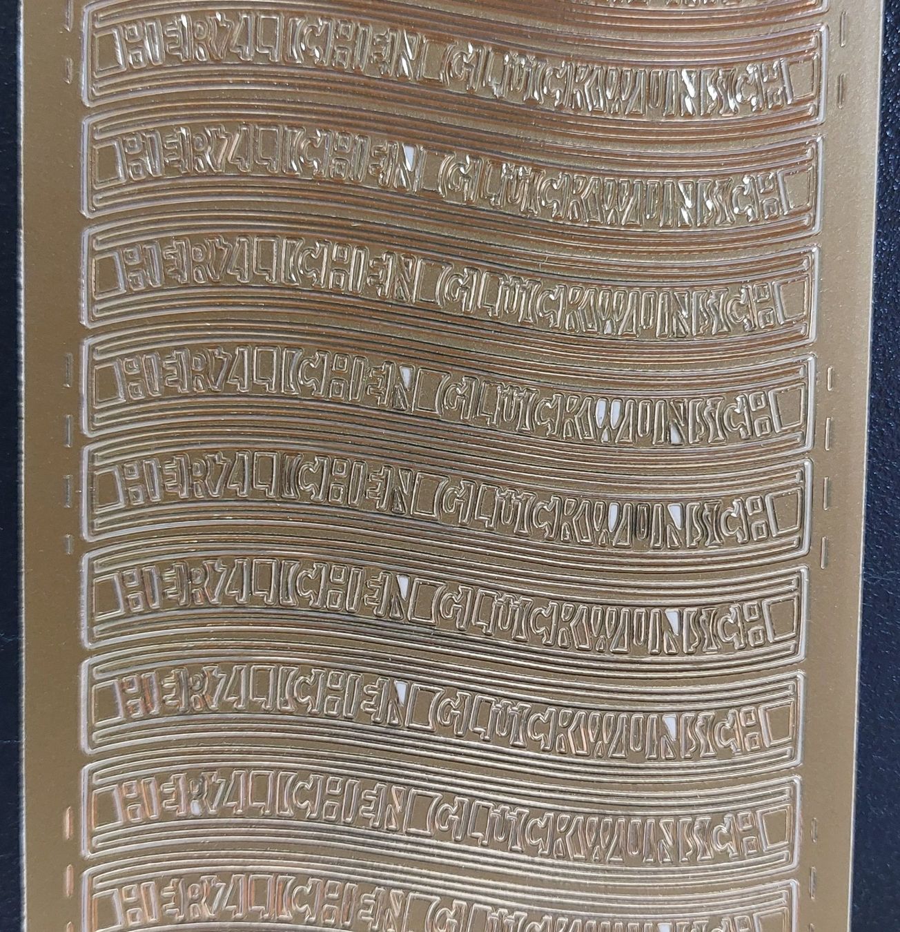 Sticker: Herzlichen Glückwunsch Silber oder Gold / Neupreis Fr. 2.50 – Nuovo e nell'imballaggio originale da Zollikofen venduto da Blackie 6