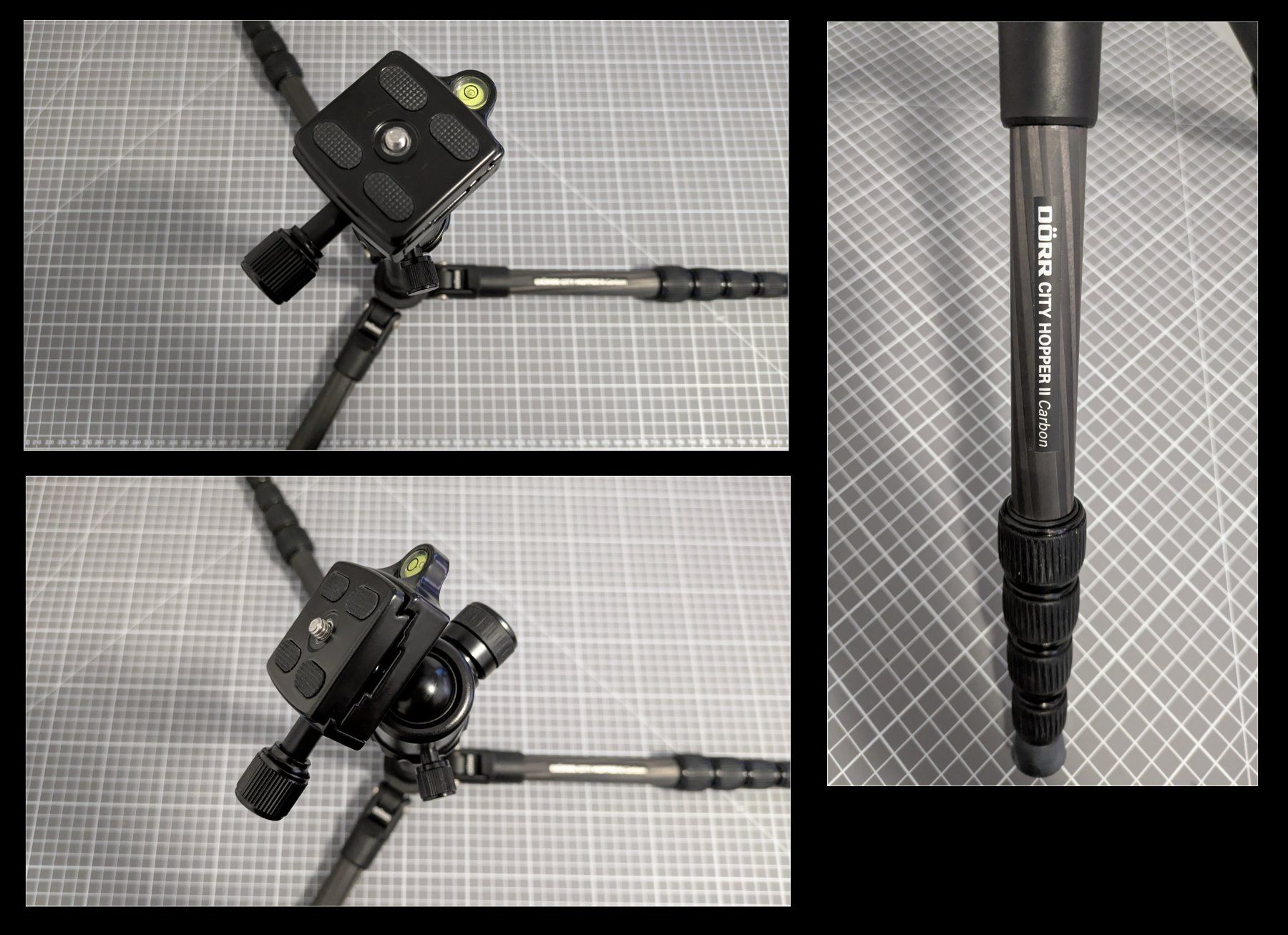 Treppiedi & Teste: Dörr City Hopper II Carbon  -  Stativ – Usato da Sennwald venduto da MicNi 2