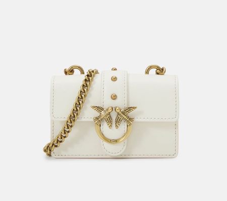 *Pinko LOVE ONE MICRO - Umhängetasche - white