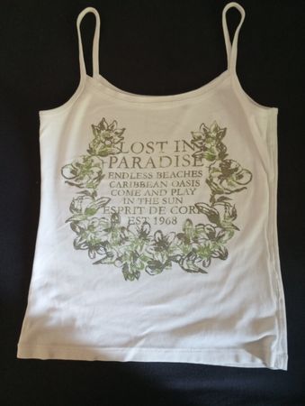 Sommertop von Esprit, Gr. L, "Lost in Paradise"