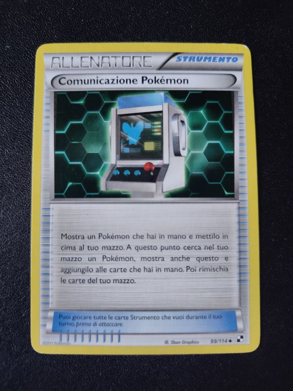 Pokémon Cartes à collectionner: Comunic Pokémon 99/114 Trainer Pokémon Black & White 2011 IT – D'occasion à Mezzovico par finsteraar